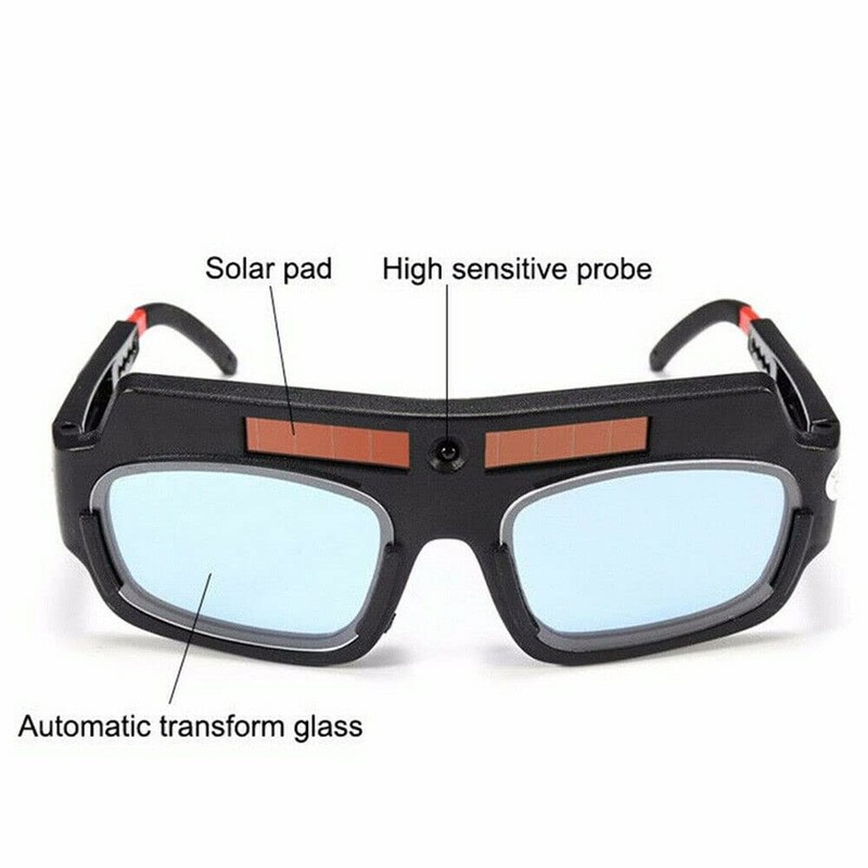 TEAMWILL Welding Goggles Mask Auto Darkening Glasses Resist Ultraviolet Eyes