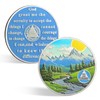CHURYUML 11 Month Sobriety Coin Nature Landscape AA Coins Medallions