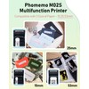 Phomemo M02S Mini Printer, 300 DPI Thermal Printer with 6