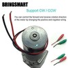 BRINGSMART DC 12V 80rpm DC Worm Gear Motor 15kg.cm Self-Locking