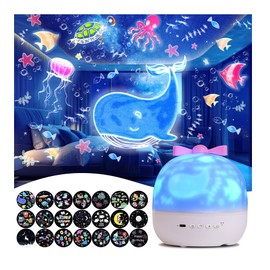 Kids Night Light Projector,21 Sets of Films, Night Lights for Kids, Star Galaxy Projector, Bedroom, Ceiling, Star Projector with 360 Rotating for Boys and Girls, Birthday, Christmas Gifts, Room Decor