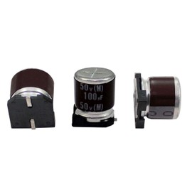 Elko Capacitor 10x Radial 100µF 50V SMD Electrolytic Capacitor up to 105°C 100uF Electrolytic Capacitor from Elna