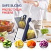 SupMaKin Safe Mandoline Slicer for Kitchen, Potato Slicer, All in