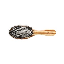 Bass Brushes | Shine & Condition | Luxury Grade Hair Brush | 100% Natural Bristle + Nylon Pin | Medium Oval