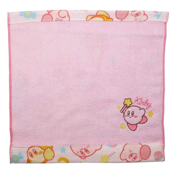 Marushin Mini Towel, Nintendo Kirby Star, Korokoro Candy Waddledi 4585006400, 9.8 x 9.8 inches (25 x 25 cm)