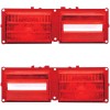 OER 1975-1979 Chevy II Nova Tail Lamp Lens Set
