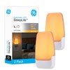 GE SleepLite LED Night Light, Plug-in, Dusk to Dawn Sensor,