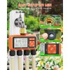 Sprinkler Timer 4 Zone with Brass Inlet Water Timer for