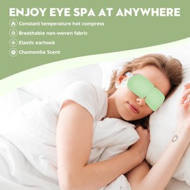 21 PACKS Self Heated Eye Mask Disposable Soothing Steam Eyes Moisturizing Heat Eye Mask Warm And Comfy For Migraines Tired Eyes Dry Eyes