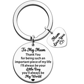 FMCC Mum Gifts from Son-Gifts for Mummy Mum Birthday Christmas Mothers Day Keyring (Little Boy)