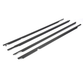 GZYF 4PCS Weatherstrip Window Moulding Trim Seal Belt Weather Stripping for Toyota Land Cruiser Prado 120 Series 2003-2009 / for Lexus GX470 2003-2009,75711-60061,75712-60061,75721-60061,75722-60061