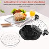SURETIVIAN - Chicken Shredder Plate, 7.1" Removable Plate for Meat