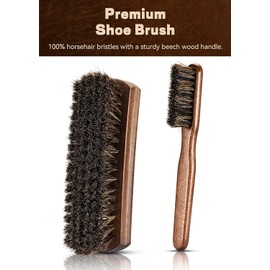 Leather Shoe Polish Kit For Men - 13 PC Shoe Shine Kit, Leather Boot Care, Shoe Care Kit As Birthday Anniversary Gift For Cool Men Women Him Her Friend Parent Husband