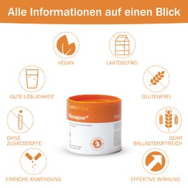 Sanatura Flosapur – 300 g – Indische Flohsamenschalen – hochwertige Ballaststoffquelle – Pulver aus Flohsamenschalen – fein vermahlen – vegan und glutenfrei