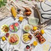 60 Pcs Reusable Food Covers, Clear Elastic Food Storage Covers