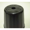 Poly Pot 6cm Black 100pcs Vinyl Pot