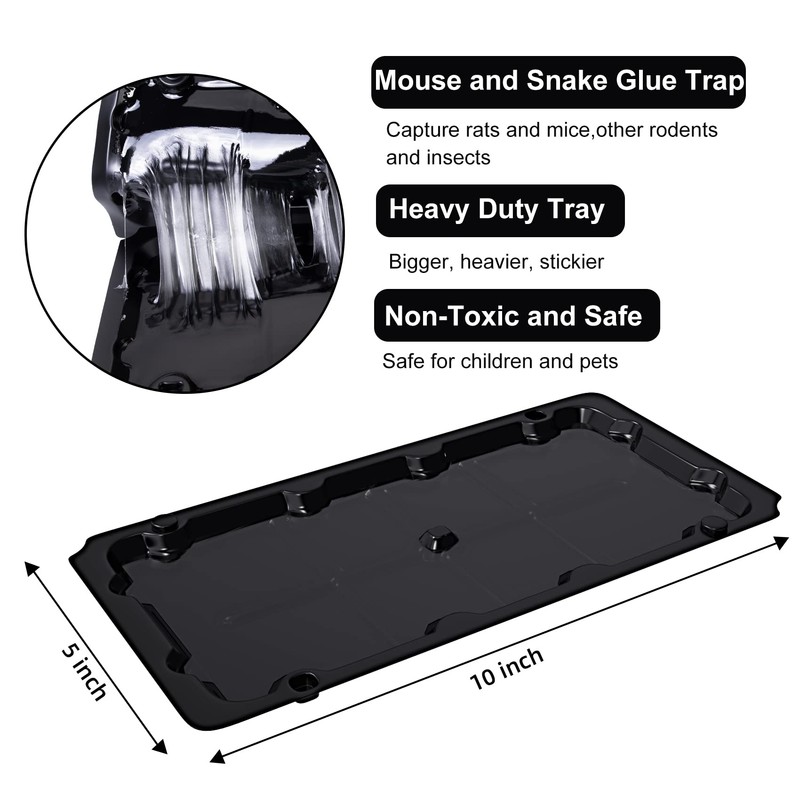 8 Pack Sticky Mouse Trap Rat Traps Indoor, Peanut Taste