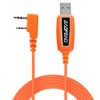 Baofeng USB Programming Cable PL2303 Support Chirp for Two Way ham Portable radios: UV-5R,BF-F8HP, BF-888S,UV82HP,GT-3,UV-9S,BF-R3 (Orange)