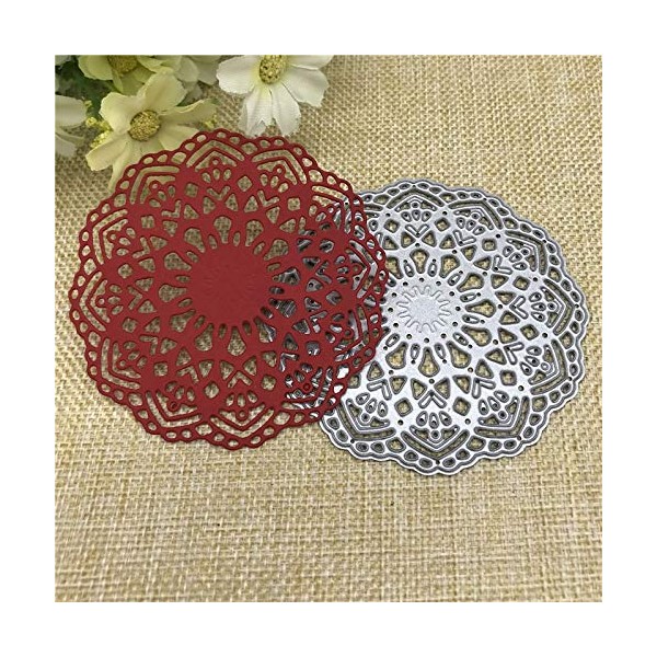 1 Pcs Lace Circle Cutting Dies,Letmefun Metal Cutting Dies for