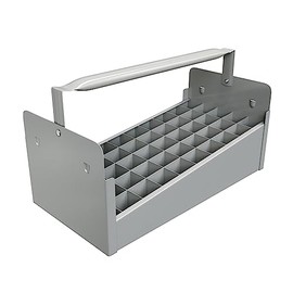 Jones Stephens N70016 1 Steel Nipple Tote Tray - 50 Cap - Grey