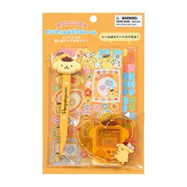 Sanrio 370312 Tweezers & Deco Charm (Enjoy Idol) Pompompurin
