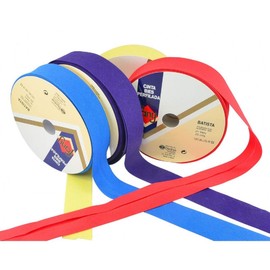 Byetsa 7411 Schrägband, Polyester/Baumwolle, 120 Farben, Rolle mit 25 m 6