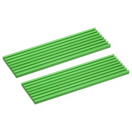 sourcing map 2 Pack M.2 2280 Nvme SSD Heatsink Cooler with Thermal Pad Alloy Aluminum Heat Sink Cooling Sink for Laptop, 70x22x3mm, Green