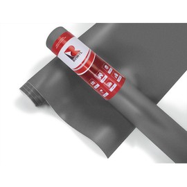 Rvinyl 3M 2080 Series M261 Matte Dark Gray Dual Cast Lustrous Vinyl Car Wrapping Film - 1ft x 1ft - 1sq ft - Bubble Free Vehicle Sheet Roll