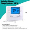 Suuwer 5-1-1 Day Programmable Thermostats for Home 1 Heat/ 1