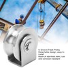 U Type Groove Wheel Stainless Steel Track Pulley for Sliding