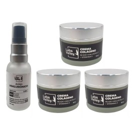 Labs Valley Pack 3 Cremas Con Ácido Hialurónico + Regalo 1 Hyal Natural