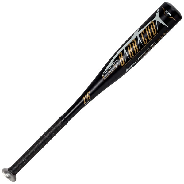 Franklin Sports Teeball Bat - Barracuda Metal Teeball Bat (-11) - USA Baseball Approved - 2 5/8" Barrel - 25 in./14 oz.