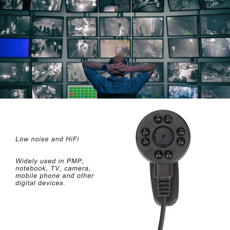 CCTV Security Camera IR 940nm 8 Lights PAL Video Format