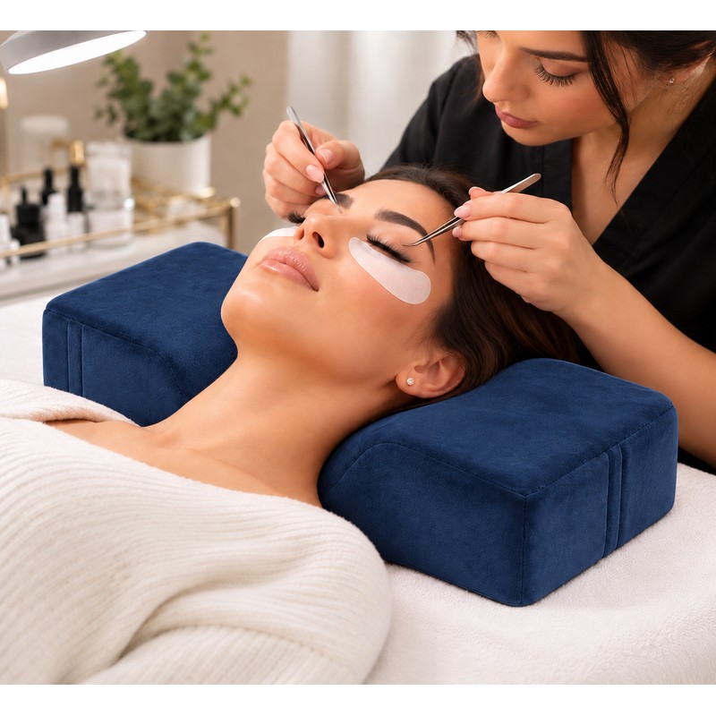Lash Pillow for Eyelash Extensions – Memory Foam U-Shaped Headrest