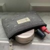 화장품 이너백 천파우치 그레이 Cosmetic Inner Bag Cloth Pouch Gray