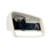 #2028 8th Gear White Right Passenger Side Mirror Cover with