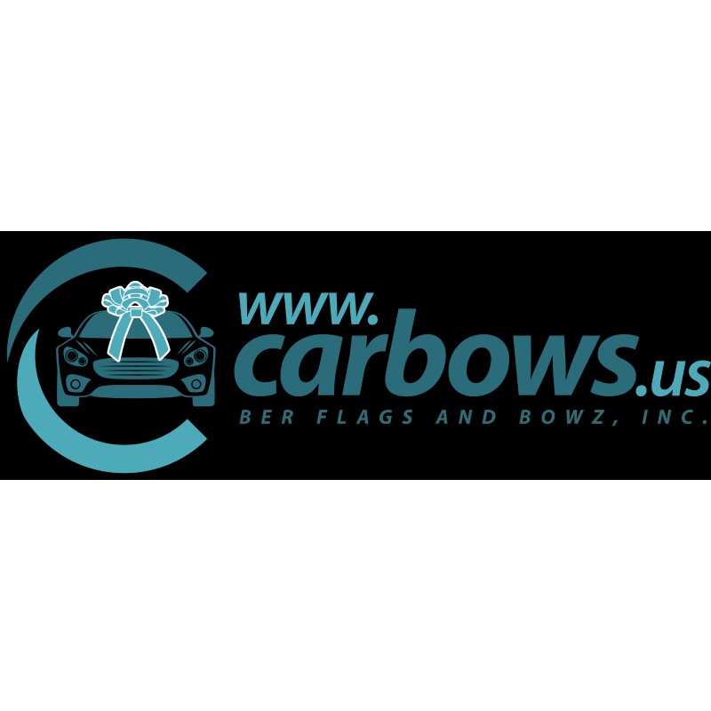 CarBowz Magnetic Car Bow Large 4ft Black Color