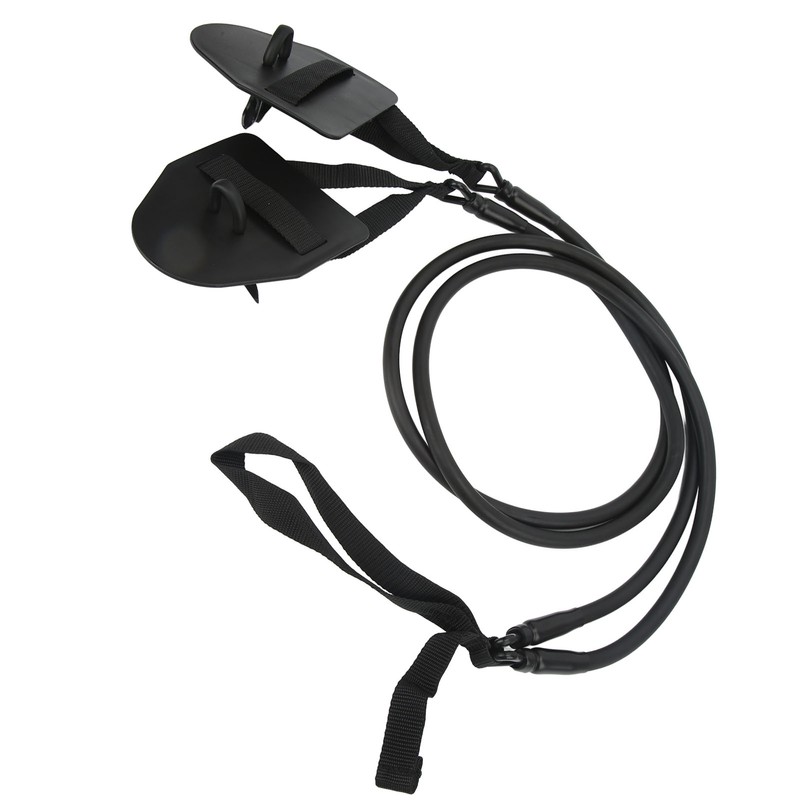 Swimming Arm Strength Trainer Latex Black Elastic Resistance Bands Swimming