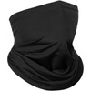 Badminton Headband Cool Neck Gaiter Mask Scarf for Men & Women - Dustproof, Soft & Windproof Black 15ea