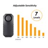 Mengshen 2 Set Wireless Bicycle Anti-Theft Alarm Security Vibration Motion