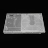 for PS Slim Clear Case DIY Replacement Transparent Game Console