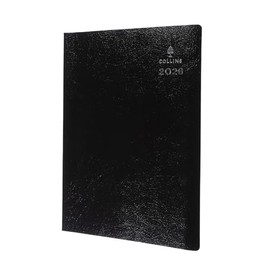 Collins - Leadership - 2026 12 Month Calendar Year Planner, Week-To-View with Hourly Appointments Diary, A5 - Black (CP6741.99-26)