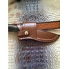 Custom Cross Draw Leather Knife Sheath for Buck 119 Knife,