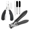 Pack of 5 Nail Clippers Set with Nail File, Pliers