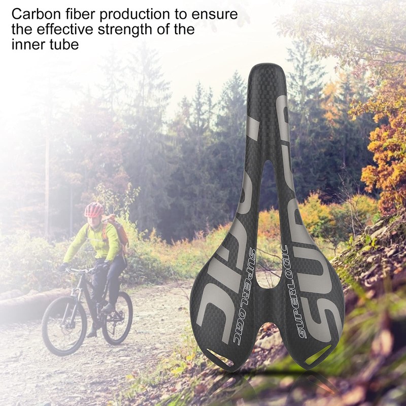 Full Carbon Fiber Saddle, High Strength Shockproof Carbon Fiber Road