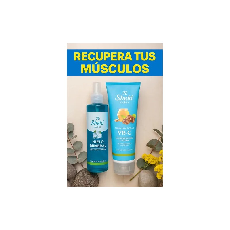 Kit Hielo Mineral Y Crema Vrc Shelo Nabel, Original +regalo