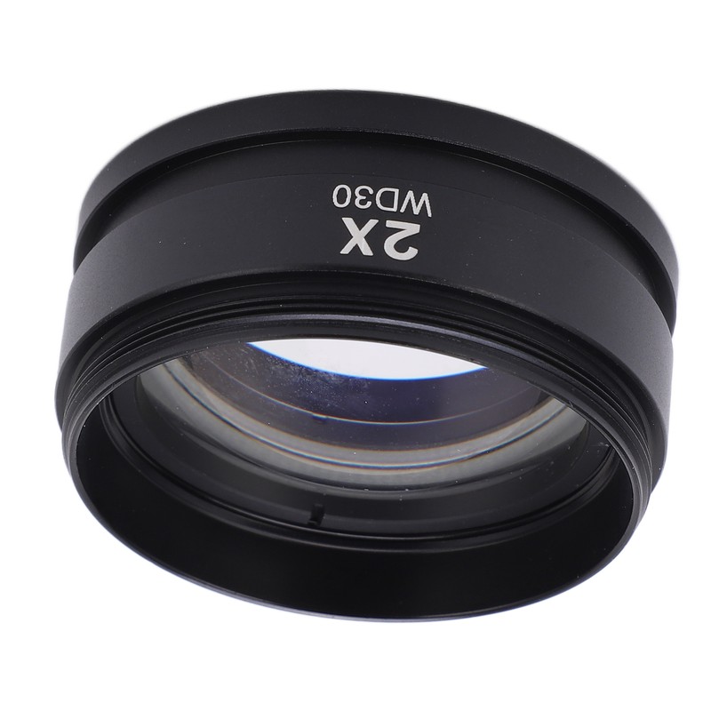 WD30 2X Wide Angle Magnifying Objective Lens Microscope Auxiliary Lens