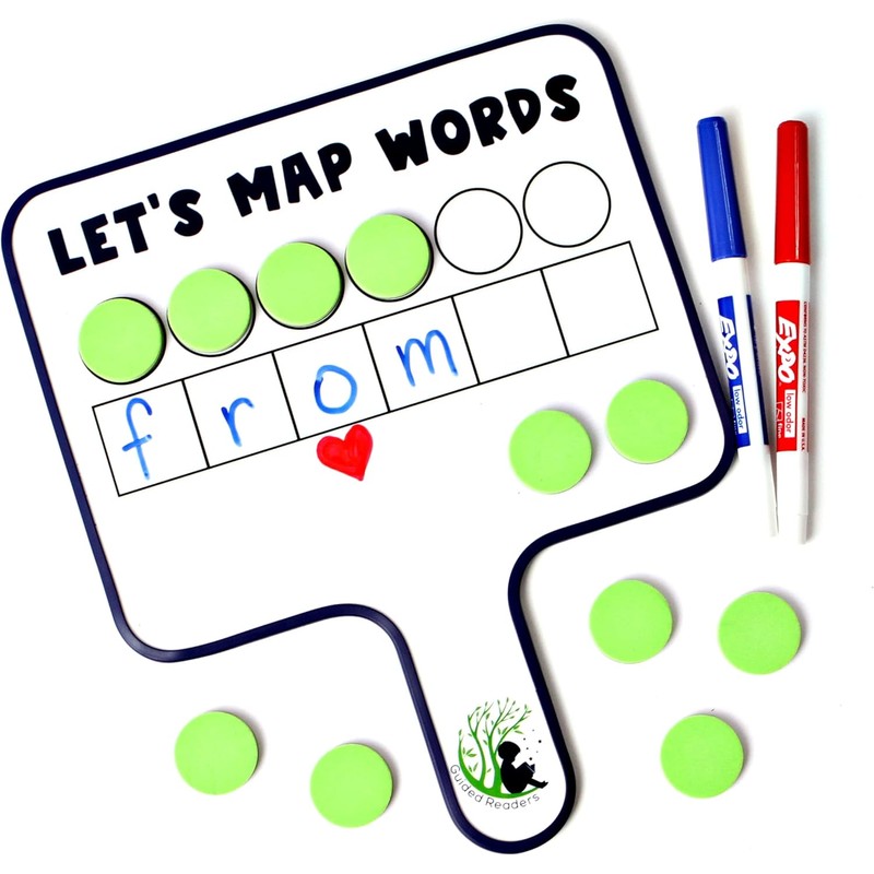 6 Map-Its Paddles for Word Mapping | Hands-On Phonemic Awareness