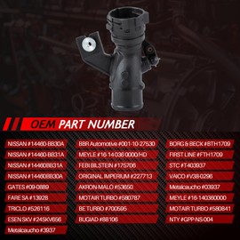 Merautop SJ Air Intake Intercooler Turbo Hose Line Replacement for J11 J10 NJ10 JJ10E 2006-2014 Car Accessories Part # 14460BB30A 14460BB31A