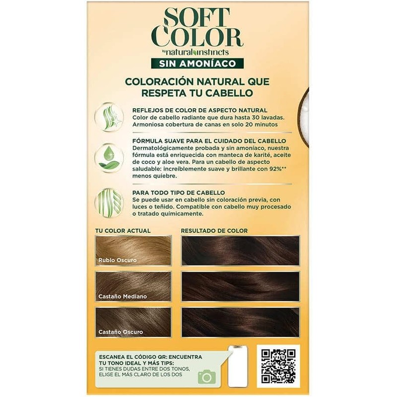 Soft Color Tinte Semi Permanente 40 Castaño Medio